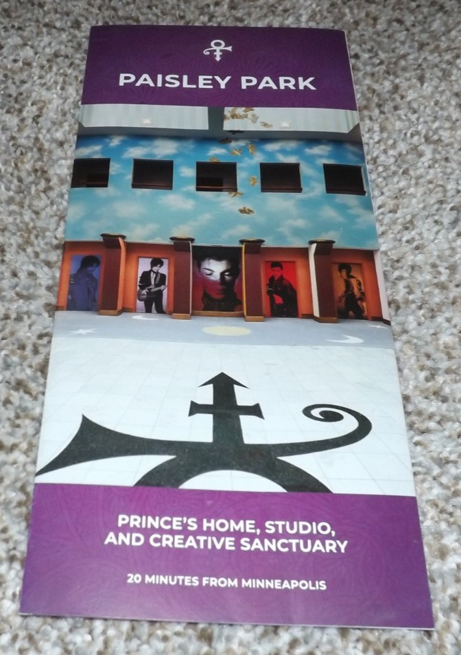 PRINCE - PAISLEY PARK (2020) Original Tourist Brochure