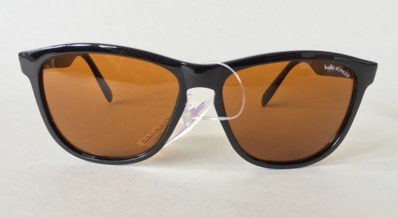 New Vintage Bolle 473 Acrylex Black Sunglasses w/ Amber Lenses with tags vtg NOS