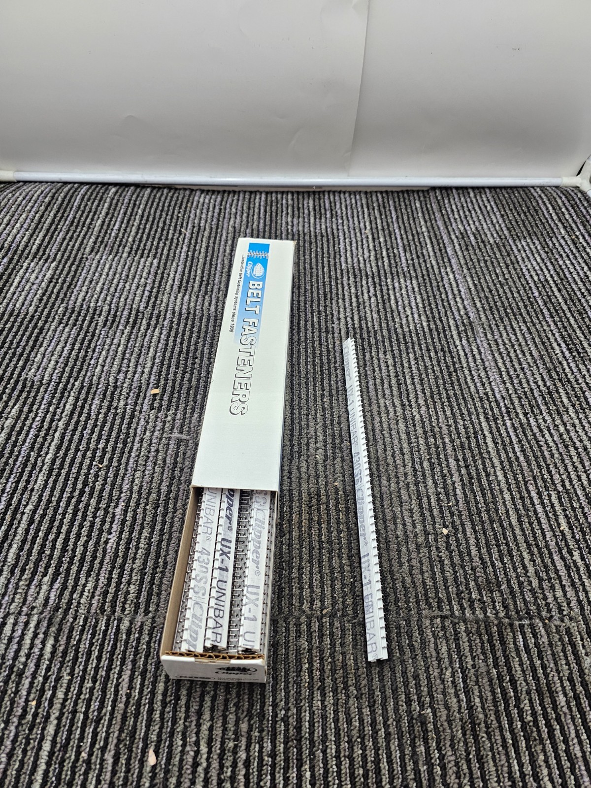 (QTY 12) Flexco UX1S12 Conveyor Belt Fasteners/Lacing Without Pins