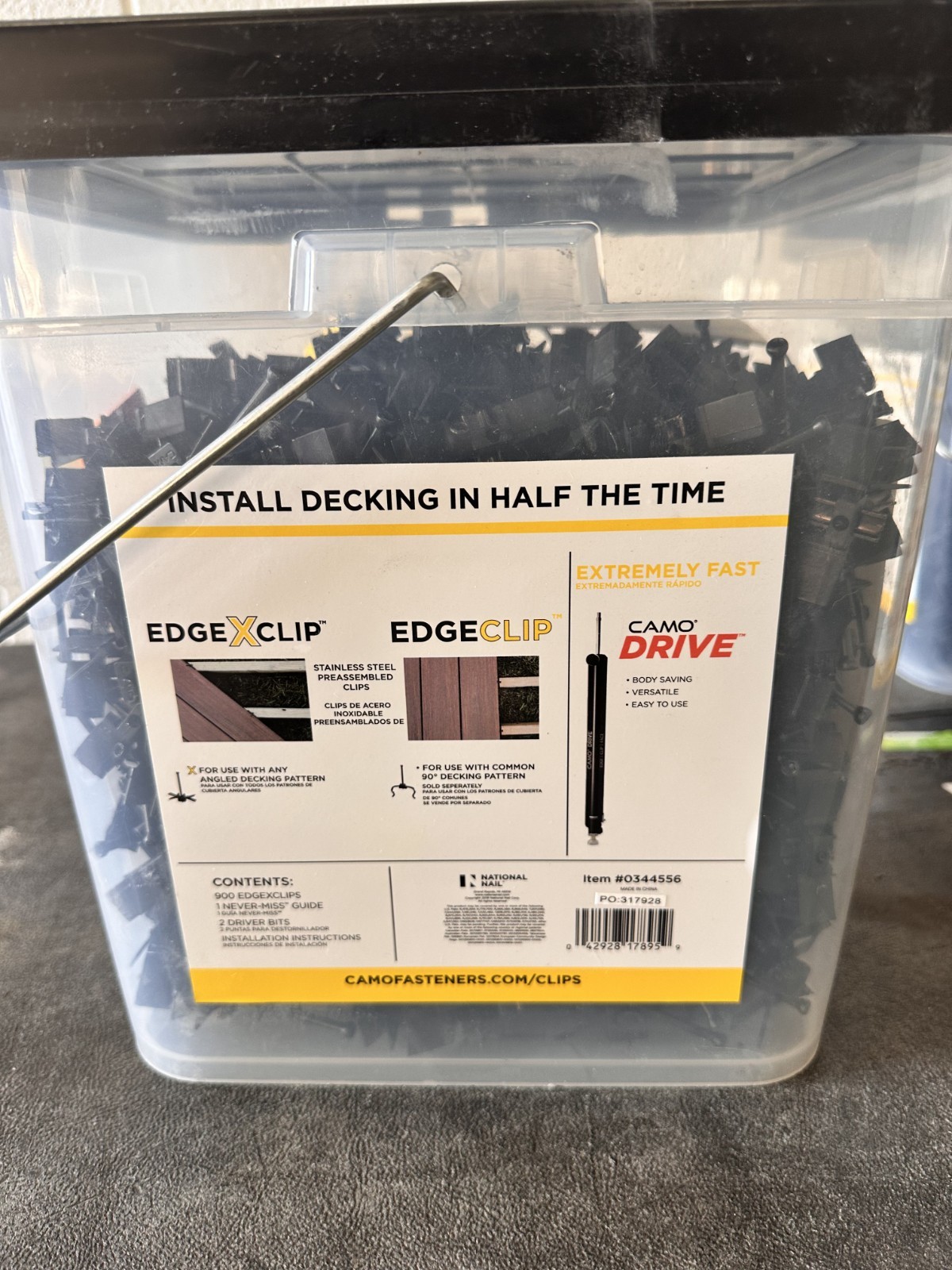 CAMO 0344356 Edge Clip Hidden Deck Fasteners (900 ct)
