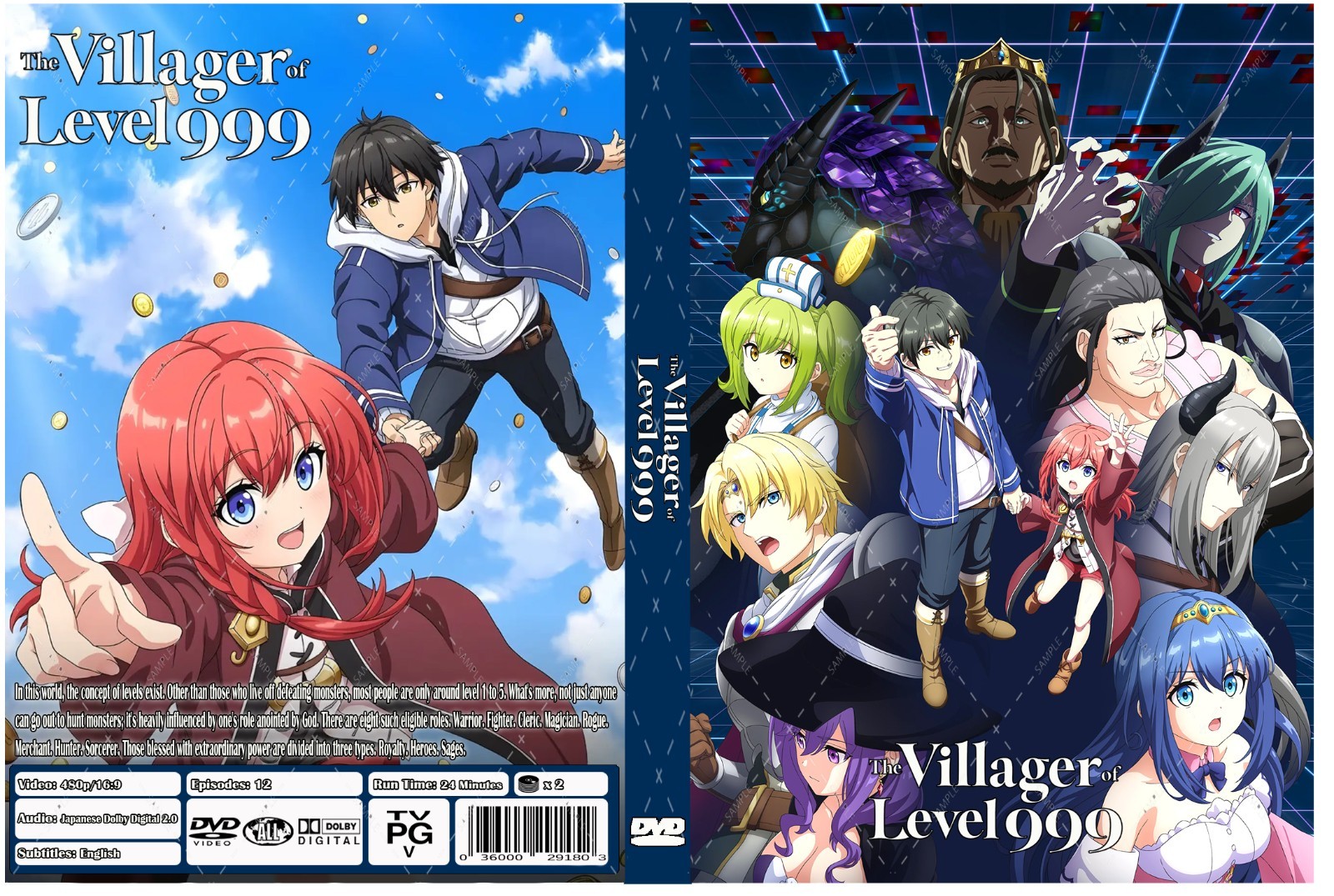 The Villager of Level 999 Anime Series Episodes 1-12
