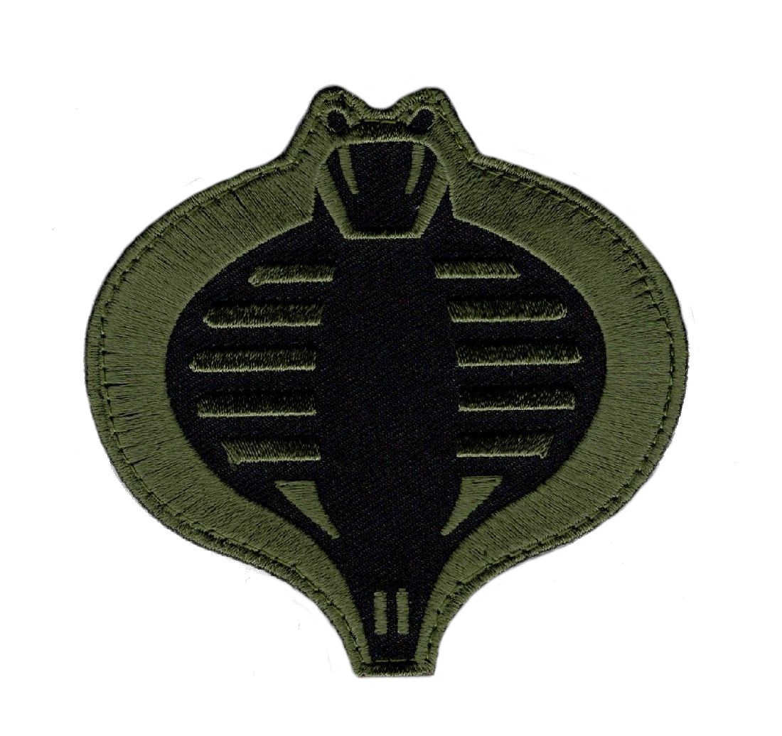 COBRA GI JOE USA ARMY FOREST GRN HOOK PATCH (COB1) COBRA GI JOE USA ARMY FOREST GRN HOOK PATCH (COB1)