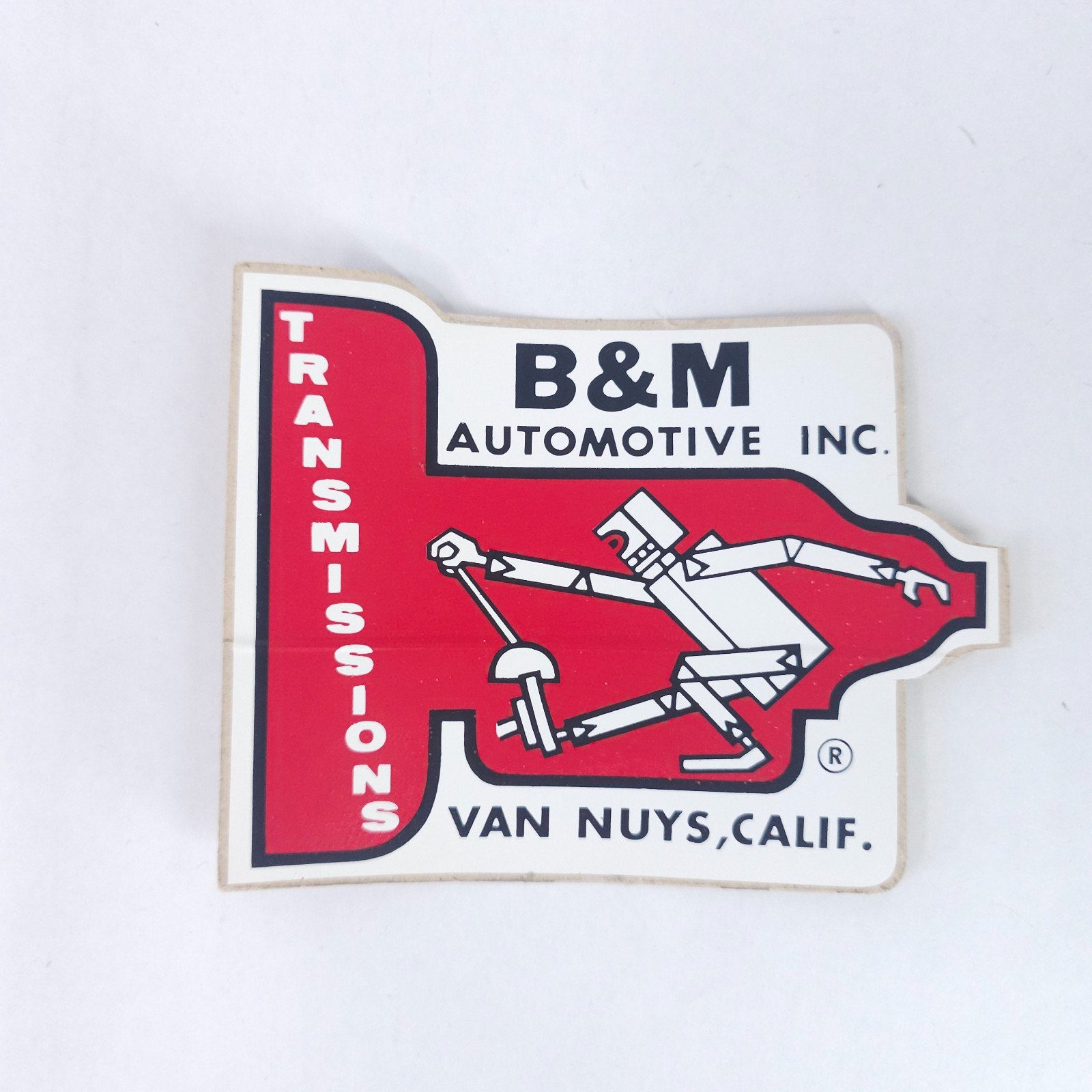 Vintage B&M Automotive Transmission Decal Sticker Original 1960's New Old Stock Vintage B&M Automotive Transmission Decal Sticker Original 1960's New Old Stock