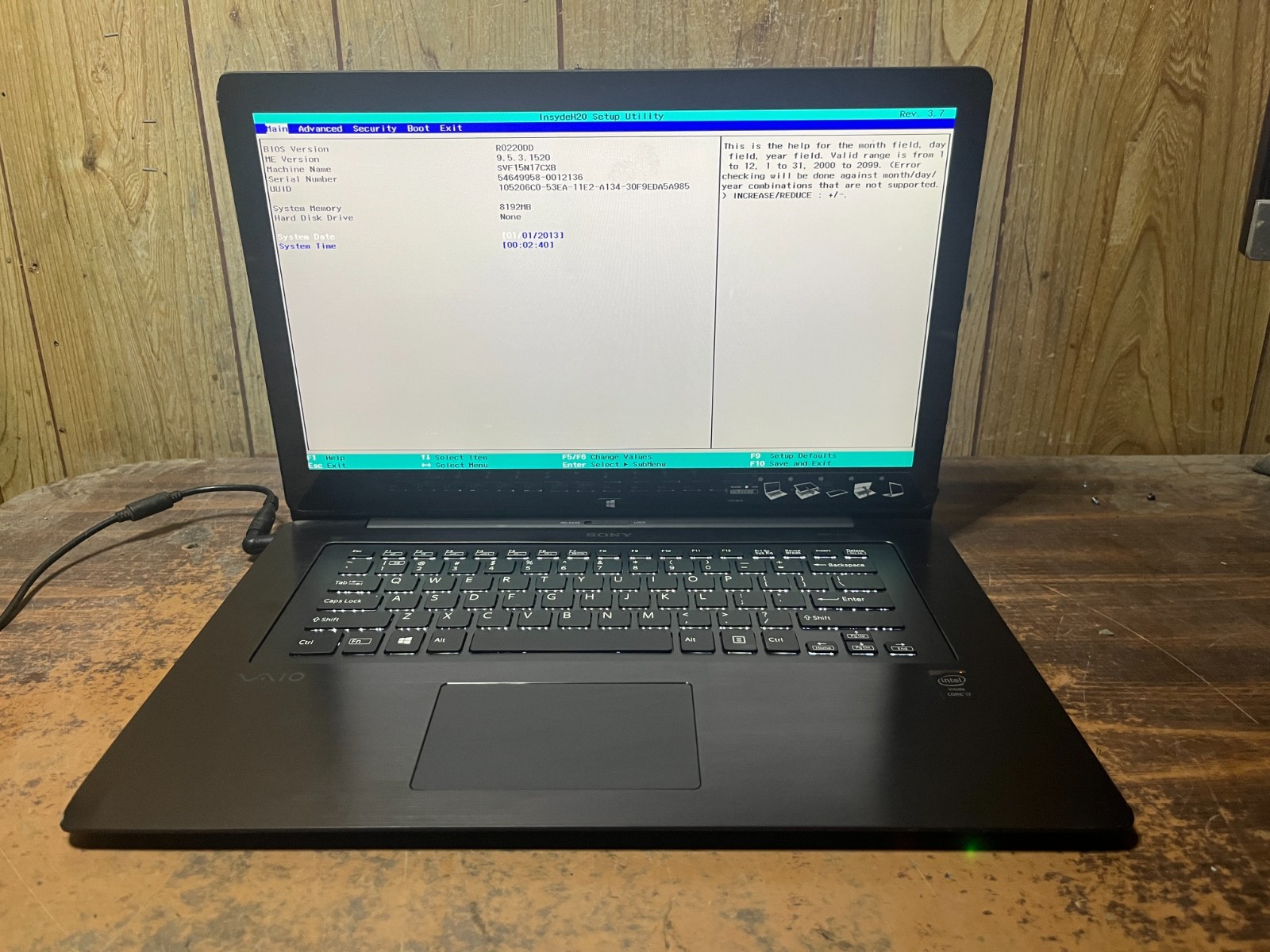 Black Sony Vaio Flip SVF15N17CXB i7-4500U 8 GB RAM Rare 2 in 1 Laptop