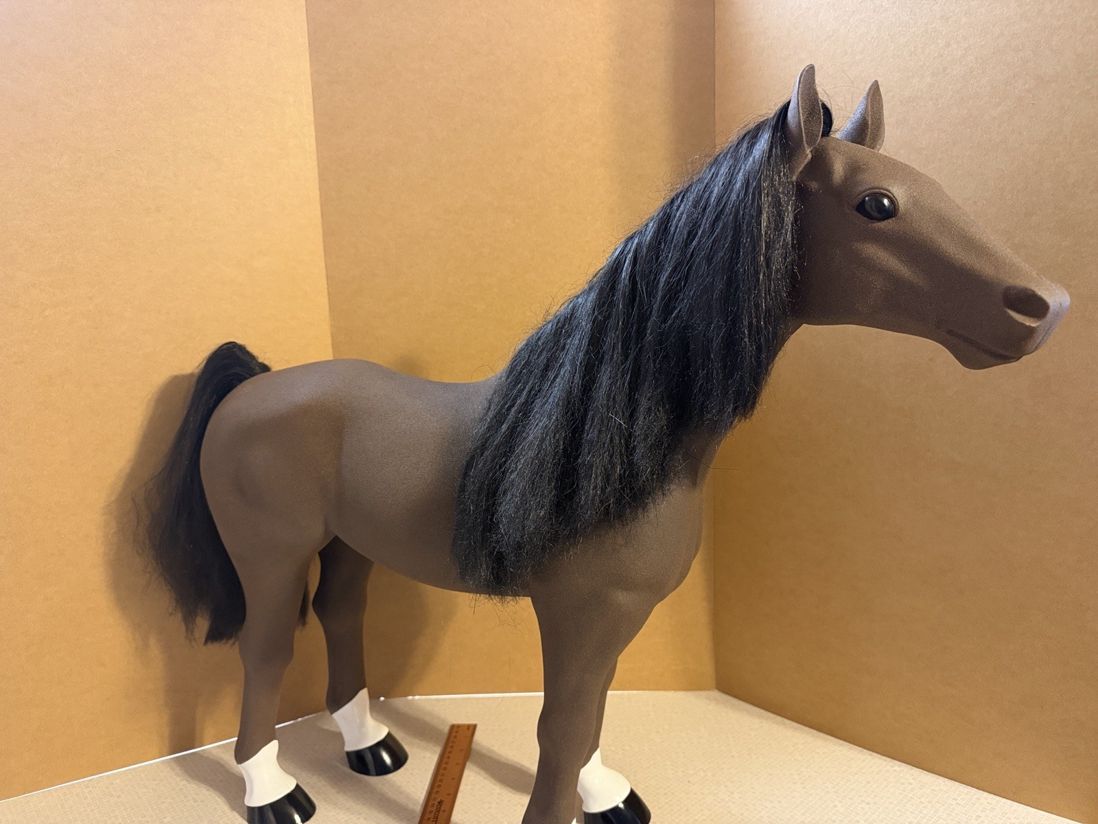 My Twinn official Antique Horse with Gorgeous Artist Modifications NO DOLL 
