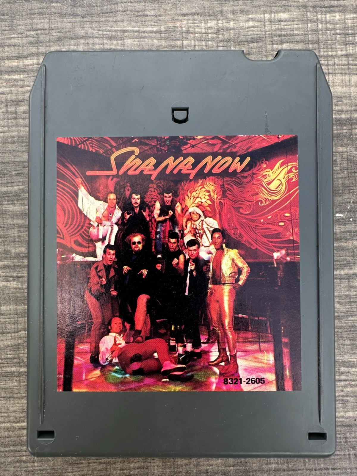 vintage 8-track tape cartridge of the 1975 album Sha Na Now by the rock-and-roll vintage 8-track tape cartridge of the 1975 album Sha Na Now by the rock-and-roll