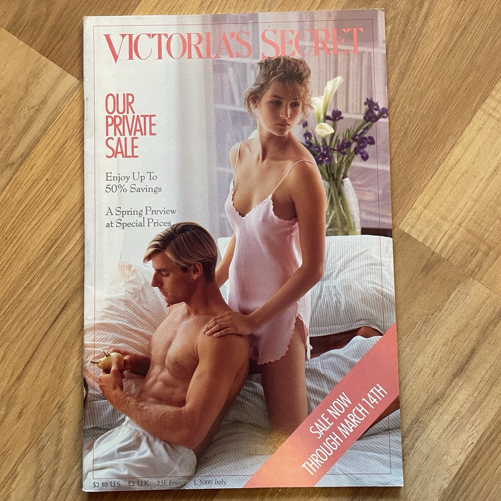 Victoria's Secret Catalog Private Sale 1985-1986 Alexandra Brochen VINTAGE