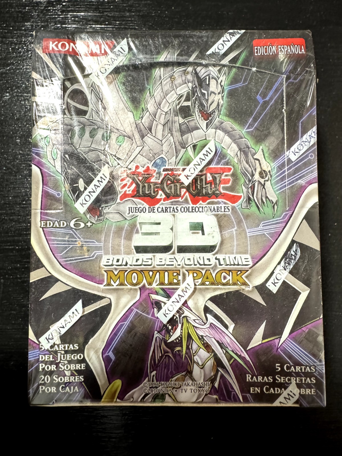 Konami Yu-Gi-Oh 3D Bonds Beyond Time Movie Booster Box  - 20 Packs - SPANISH