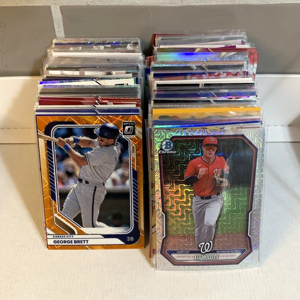 HUGE 200+ Card MLB HOF Stars RC Lot - Inserts Prizm Refractor Topps Bowman Optic HUGE 200+ Card MLB HOF Stars RC Lot - Inserts Prizm Refractor Topps Bowman Optic