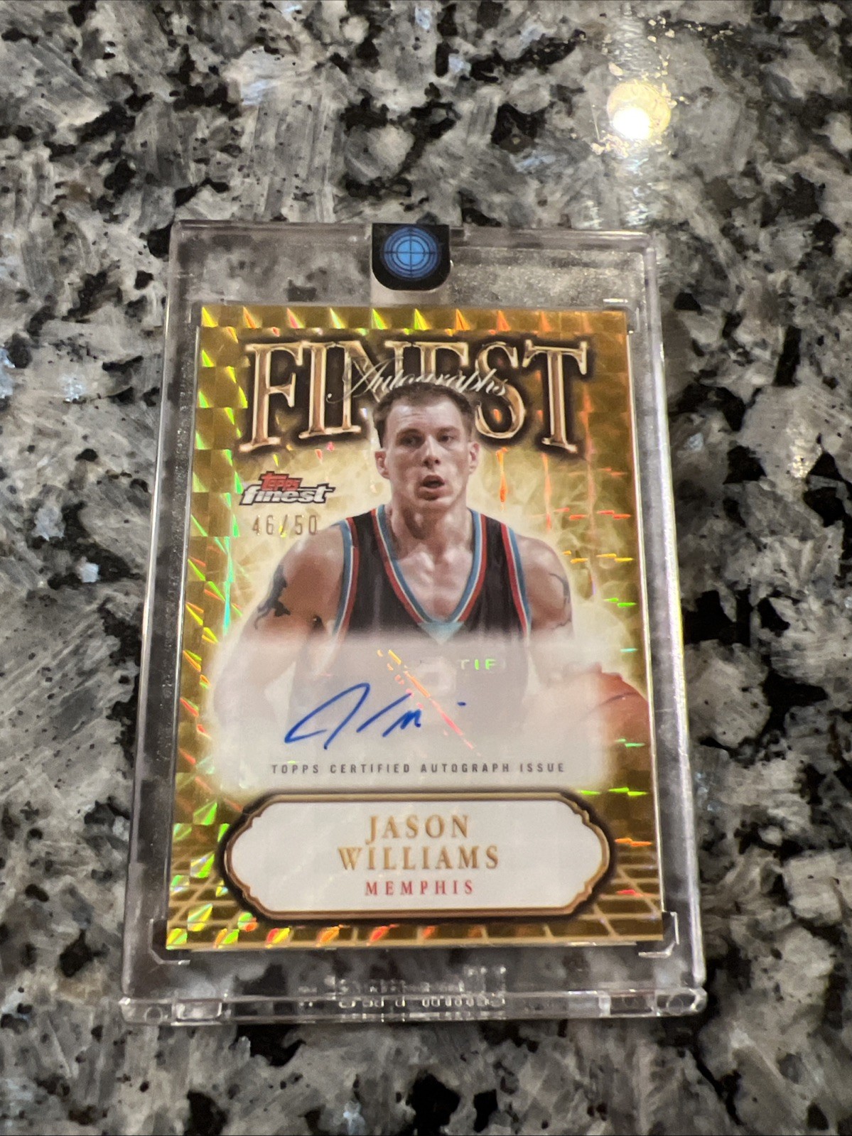 Topps 2024-25 Finest Jason Williams Finest Autographs FA-JW Auto 26/50