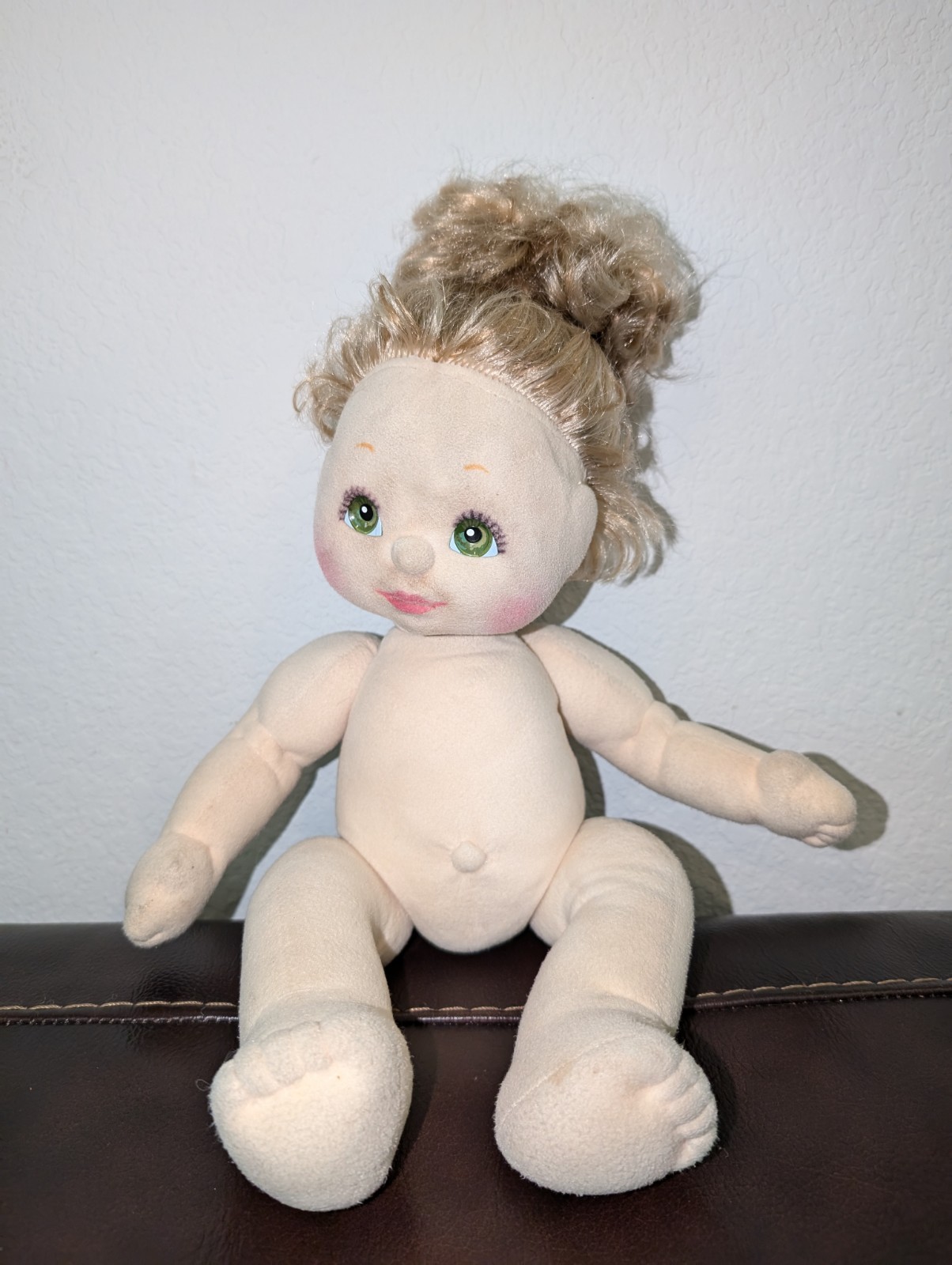 VTG Mattel 1985 My Child Doll Green Eyes Ash Blonde Curls Curly Hair *no clothes VTG Mattel 1985 My Child Doll Green Eyes Ash Blonde Curls Curly Hair *no clothes