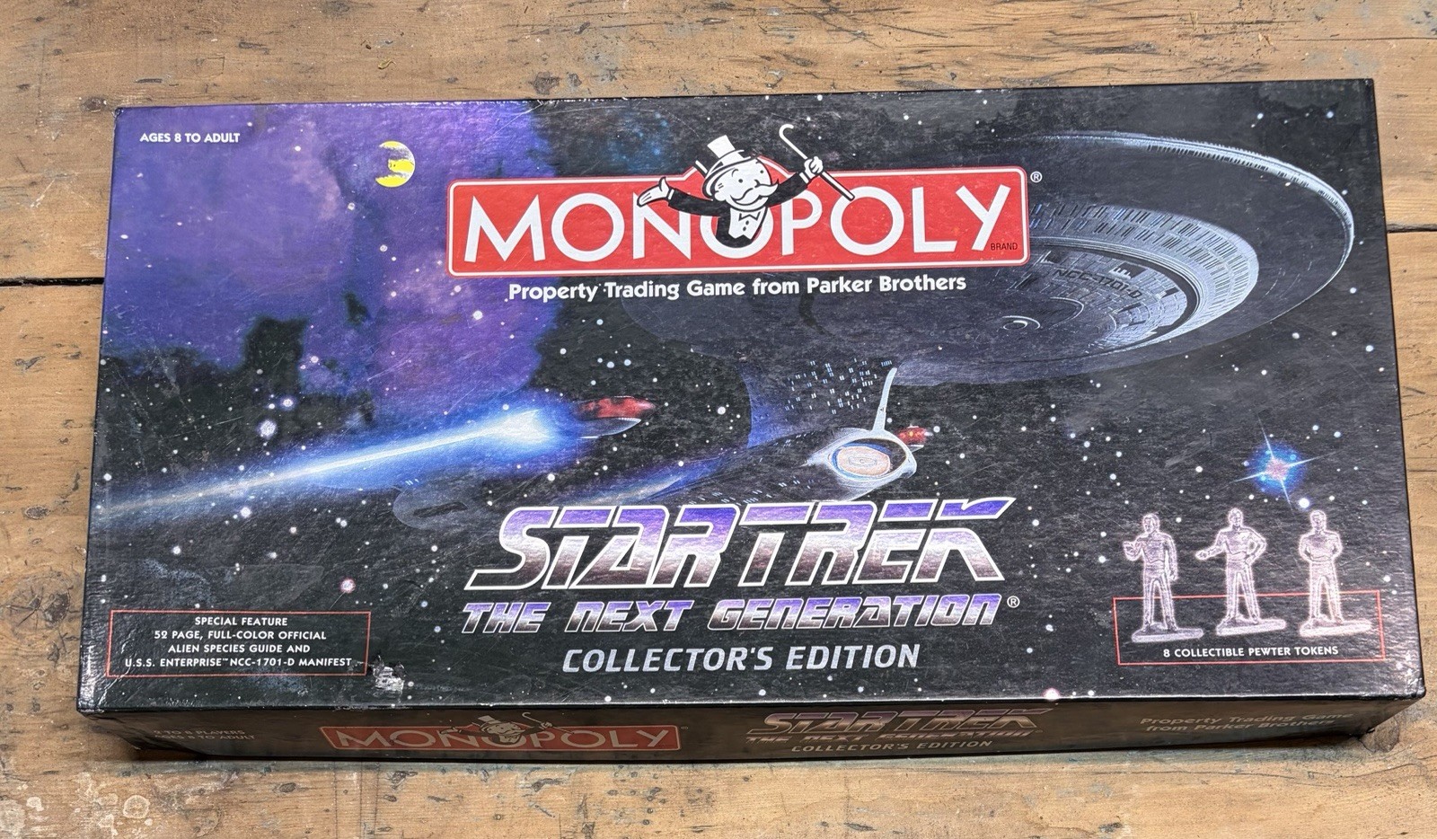 Monopoly STAR TREK The Next Generation Collector,s Edition open box Monopoly STAR TREK The Next Generation Collector,s Edition open box