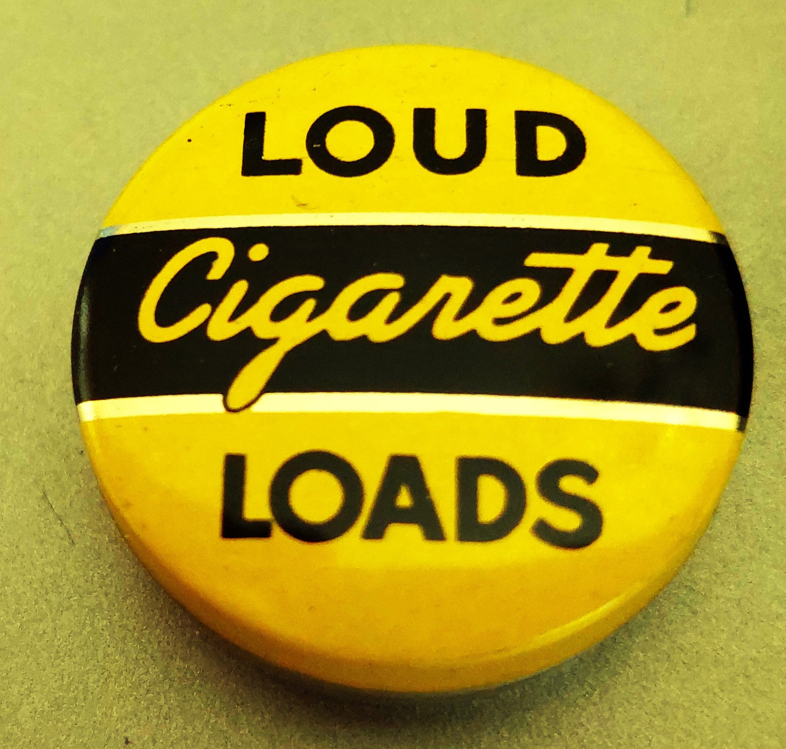 Vtg 1960s Loud Cigarette Loads, gag gift, 10 in painted tin, NOS Vtg 1960s Loud Cigarette Loads, gag gift, 10 in painted tin, NOS