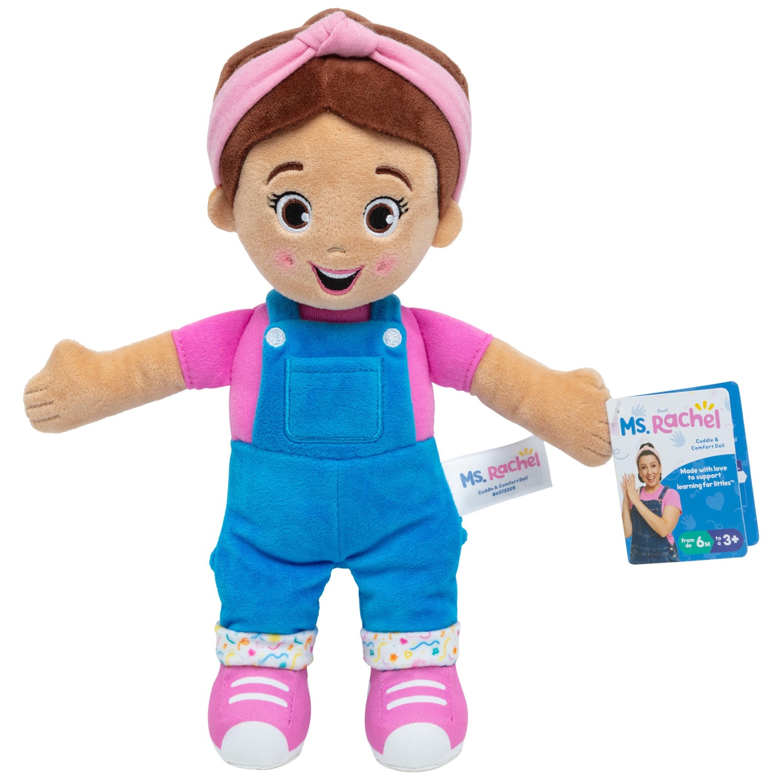 Ms. Rachel Cuddle & Comfort Doll, 11-Inch Soft Plush One Size, Ms Ms. Rachel Cuddle & Comfort Doll, 11-Inch Soft Plush One Size, Ms