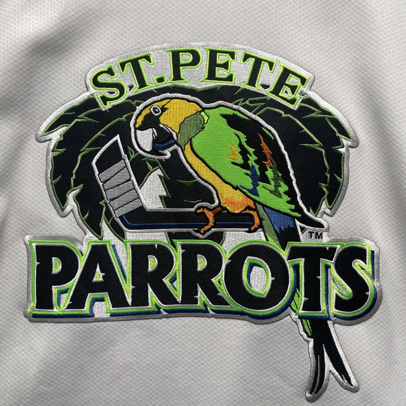 St Pete Parrots Winston Salem ACHL Minor League Hockey Jersey OT Sports Large St Pete Parrots Winston Salem ACHL Minor League Hockey Jersey OT Sports Large