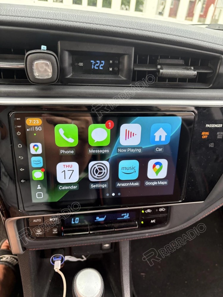 Apple CarPlay For Toyota Corolla 2017-2018 GPS Android 15 Car Stereo Radio 2+64G