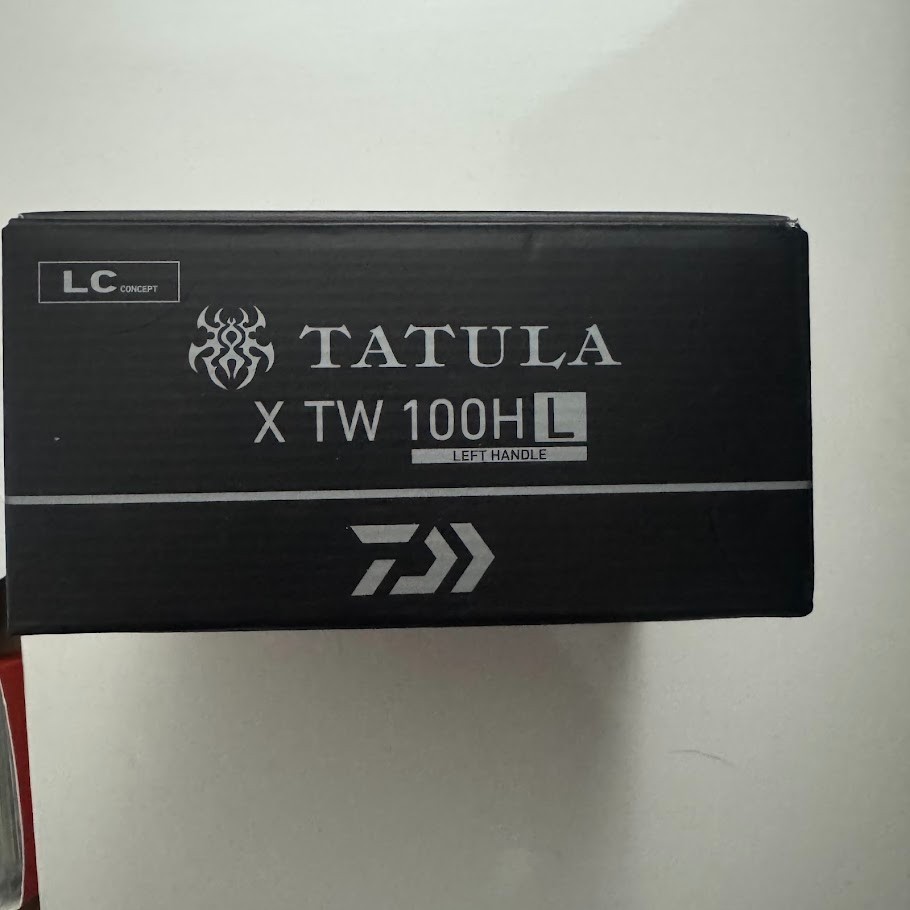 New in Box Daiwa Tatula X TW 100HL Left Handle Fishing Reel New in Box Daiwa Tatula X TW 100HL Left Handle Fishing Reel