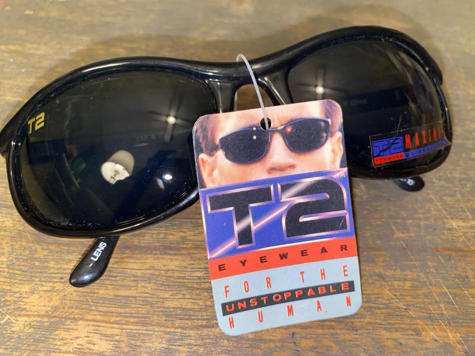 Vintage 1991 Terminator 2 Sunglasses Carolco T2-2201 Promotional New Old Stock