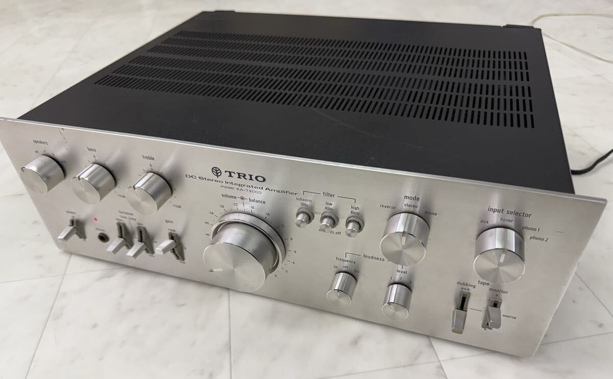 TRIO KA-7300D Stereo Integrated Amplifier AC100V 50/60Hz Vintage 1977 Japan