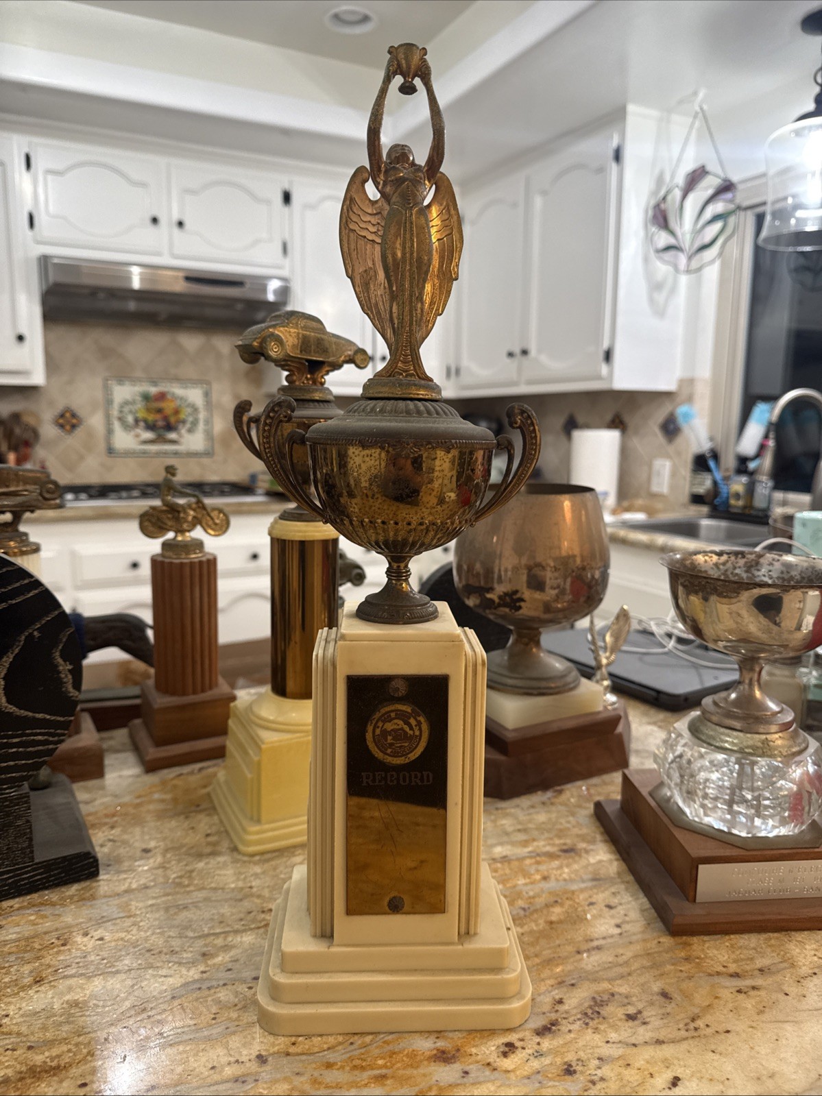 1950s San Diego Timing Association Record Trophy Scta Rare SDTA Flathead V8 1932