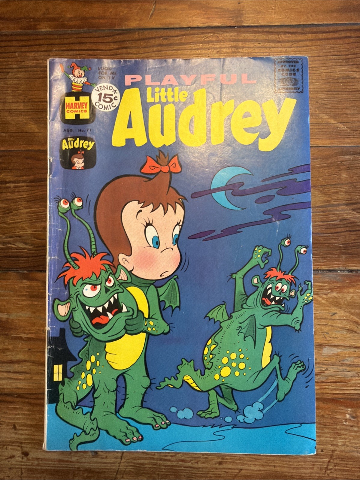 Harvey Comics Playful Little Audrey #71