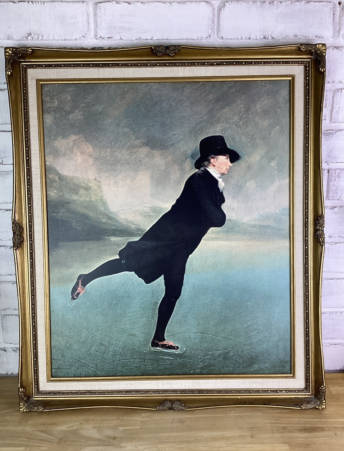 Henry Raeburn The Reverend Robert Walker Skating Vintage Framed Print 24\ Henry Raeburn The Reverend Robert Walker Skating Vintage Framed Print 24\