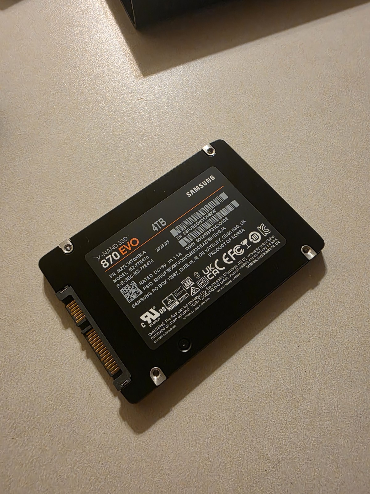 Samsung 870 EVO 4TB 2.5