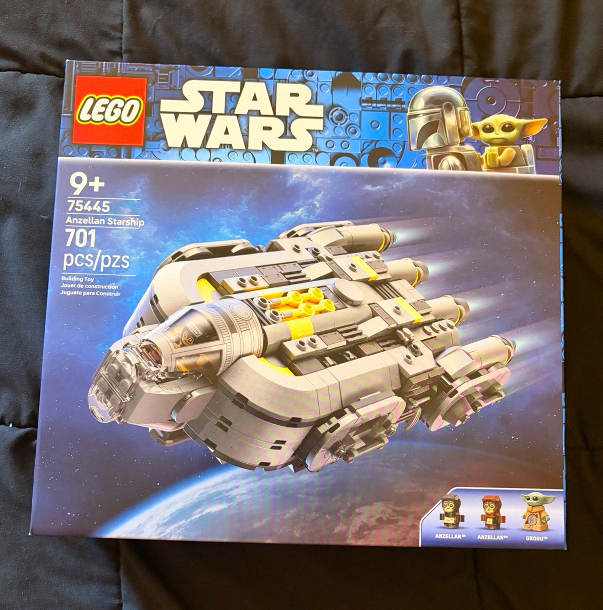 LEGO Star Wars 75445 Anzellan Starship Complete Set 701 pcs 9+ Grogu