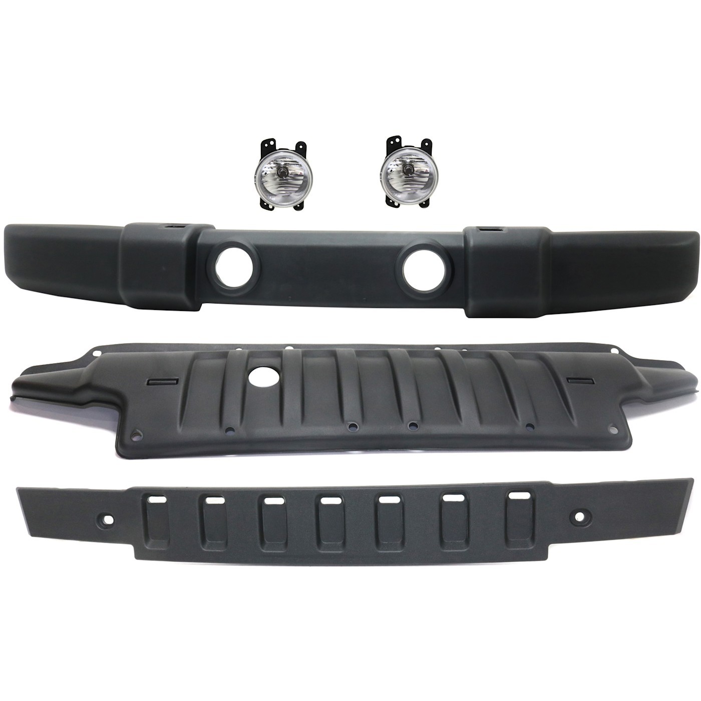 1FN67RXFAA, 1BE94RXFAC, 4805856AB, 1BE95XXXAD New Bumper Covers Fascias Set of 5