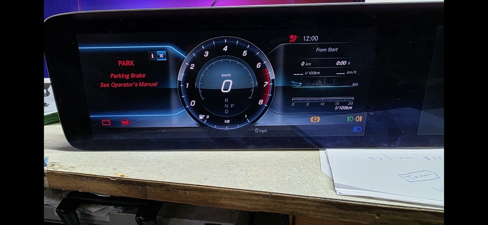2018-2020 MERCEDES-BENZ S CLASS SCREEN OEM W222