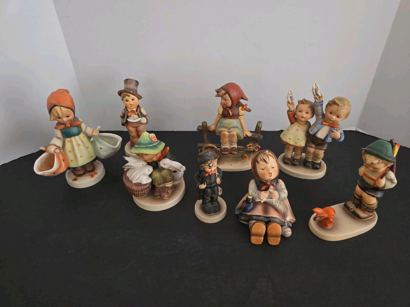 Lot of 8 Chipped / Damaged / Repaired Hummels