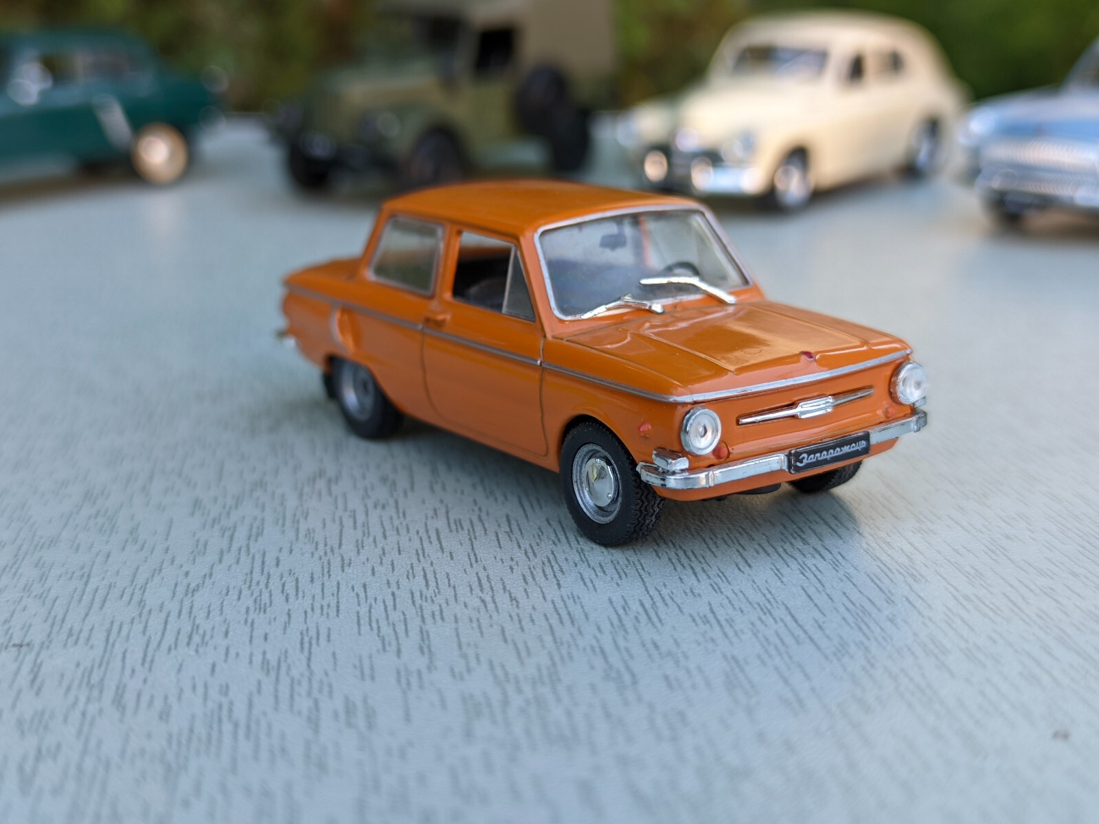 Diecast Soviet car ZAZ 968A Zaporozhets ЗАЗ 968A Запорожец DeAGOSTINI 1/43 Scale