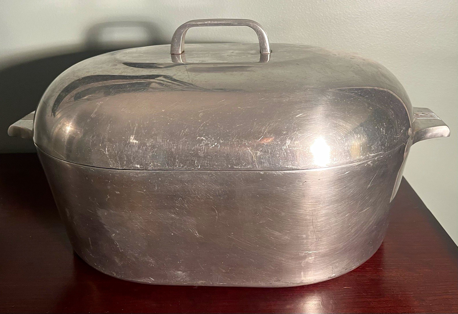 Vintage Wagner Ware Sidney O Magnalite 4267-P 13 QT Roaster w/ Lid & Rack Vintage Wagner Ware Sidney O Magnalite 4267-P 13 QT Roaster w/ Lid & Rack