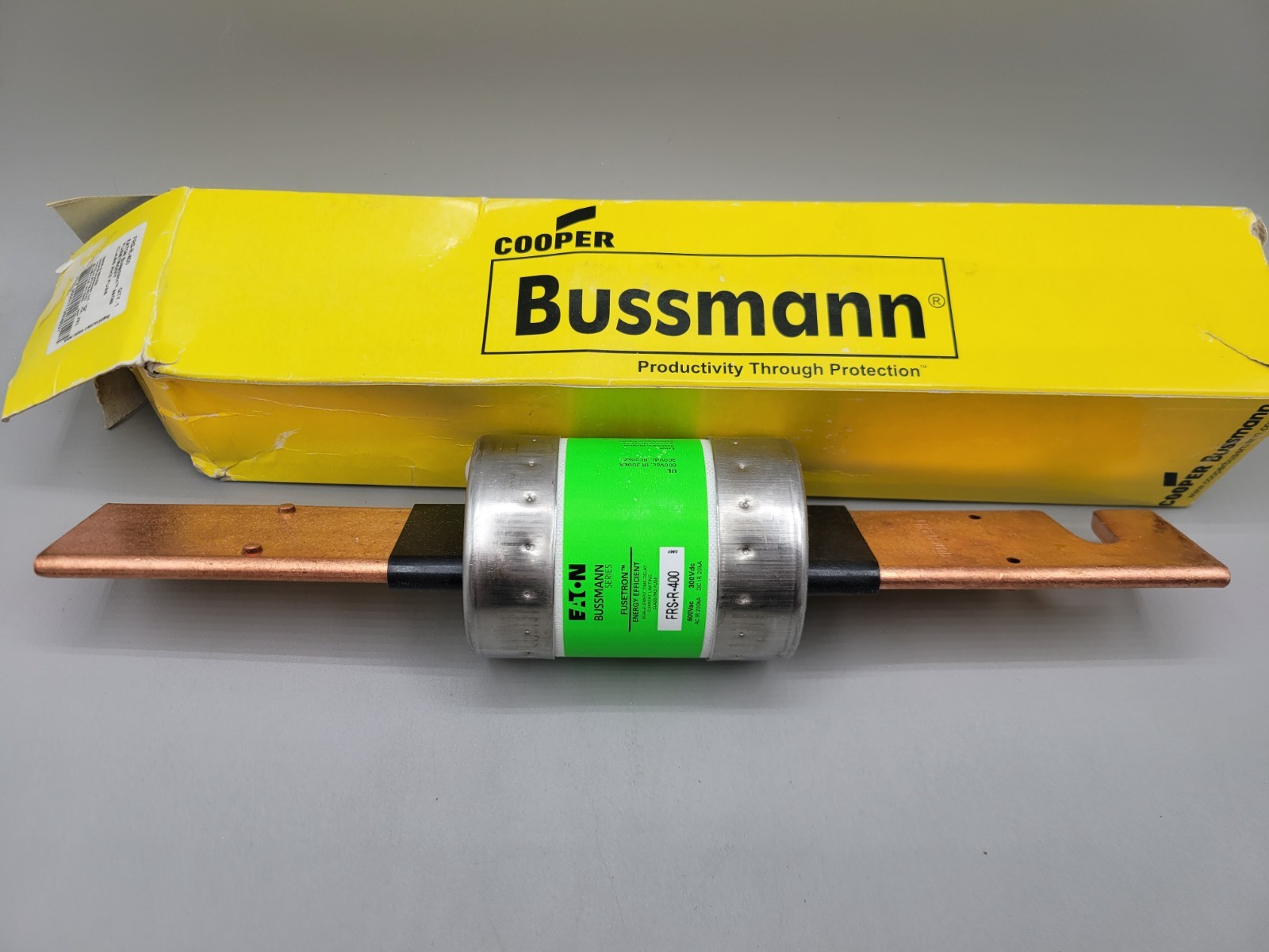 NEW Cooper Bussman FRS-R-400 FuseTron Class RK5 Fuse Eaton NEW Cooper Bussman FRS-R-400 FuseTron Class RK5 Fuse Eaton