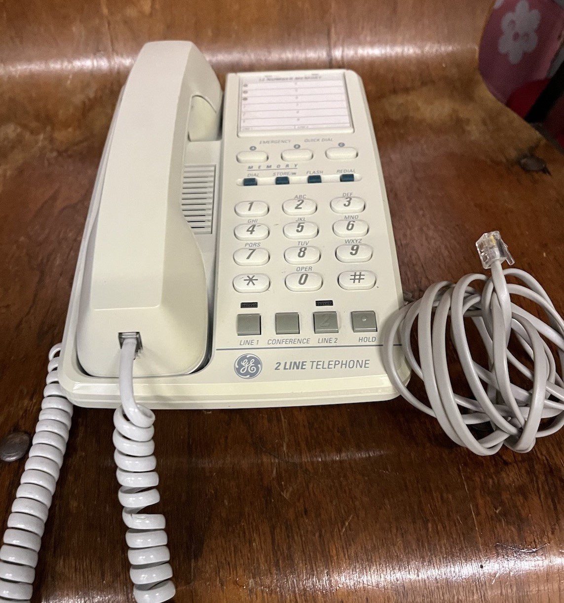 GE General Electric 2 Line Telephone Landline 2-9420A 29420A VTG 90s Y2K WORKS GE General Electric 2 Line Telephone Landline 2-9420A 29420A VTG 90s Y2K WORKS