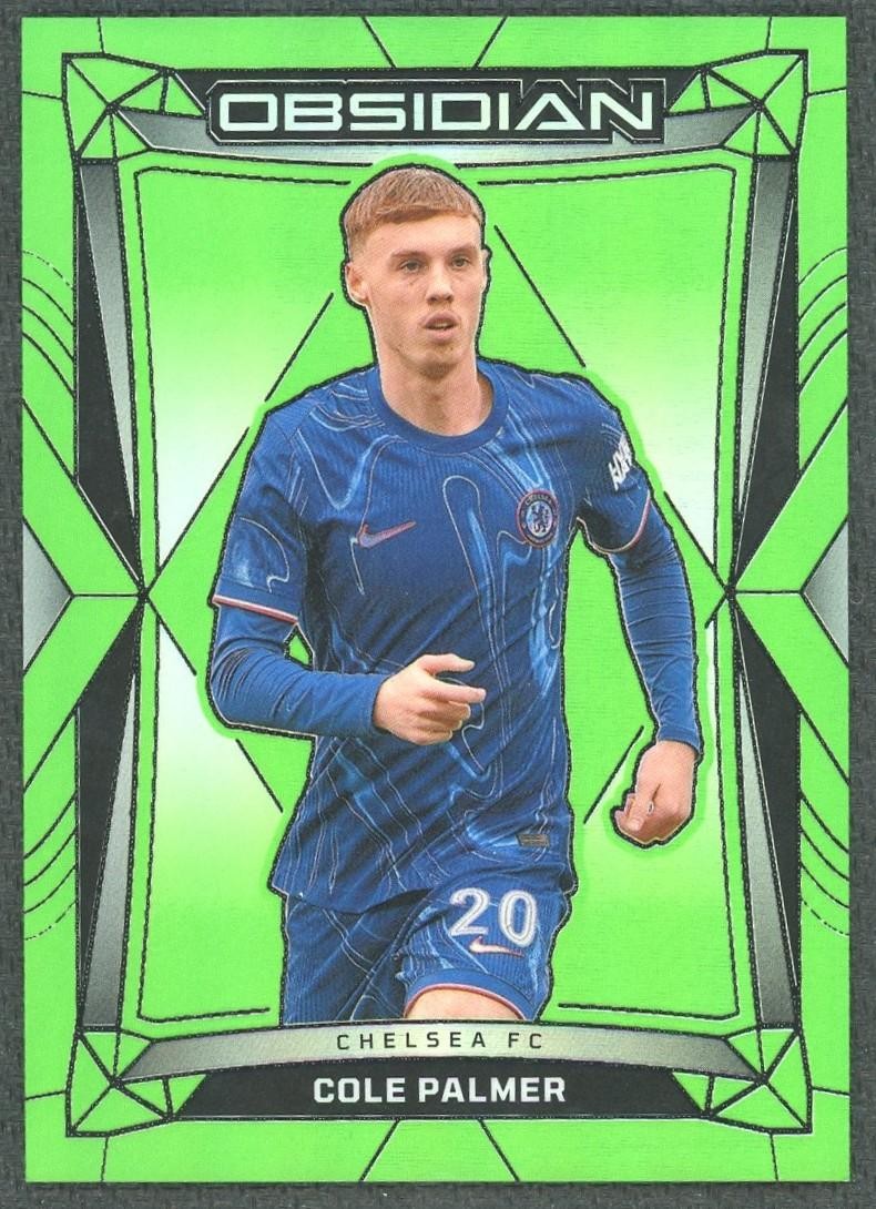 2024/25 Panini Obsidian Cole Palmer Green Flood /3 #106