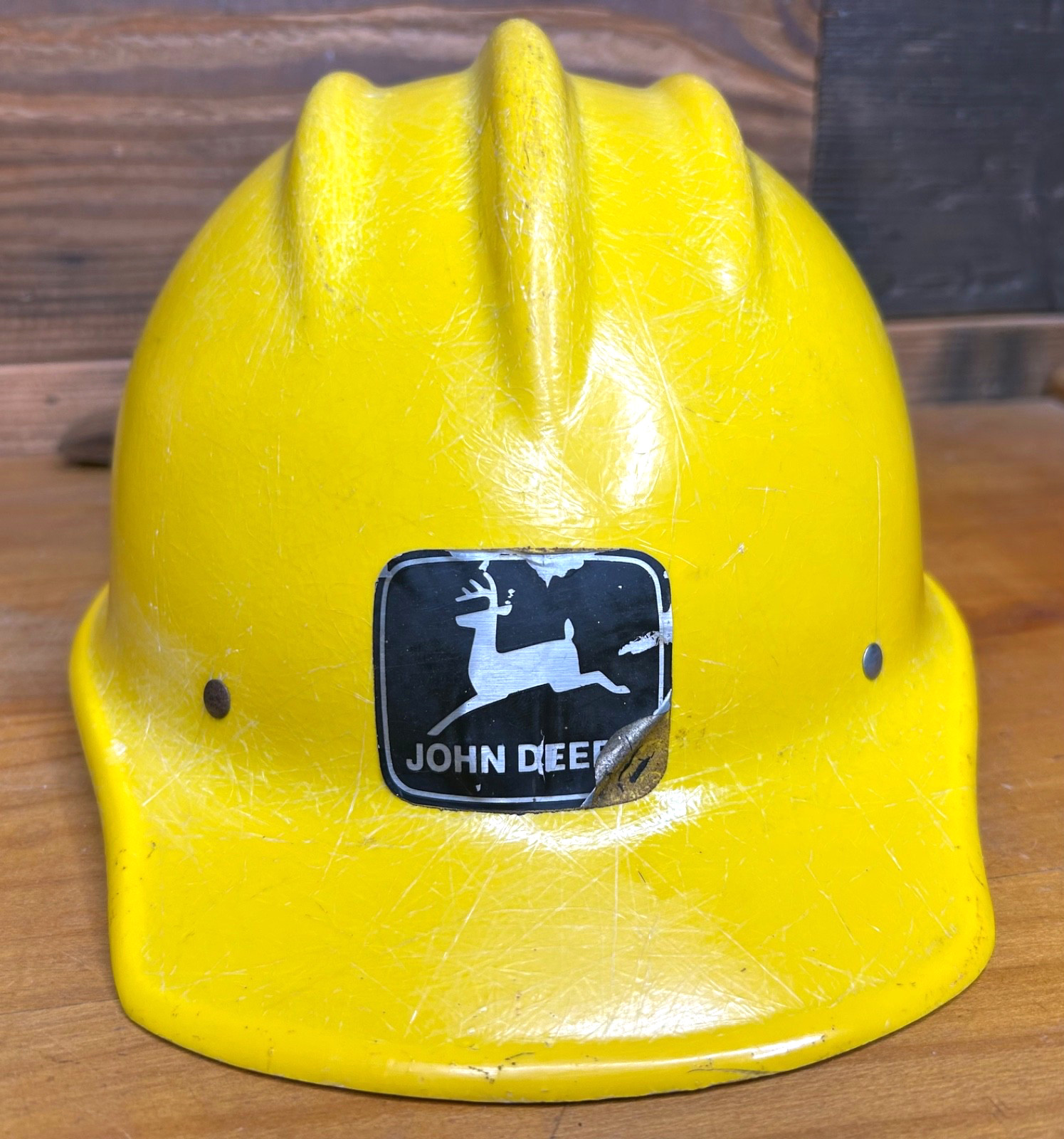 VTG BULLARD 502 Fiberglass Hard Boiled Yellow HARD HAT w/ Original Suspension