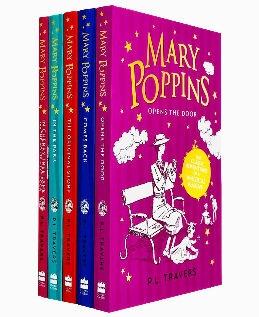 Mary Poppins 5 Books Collection Paperback Set - Ages 9-14 - By P. L. Travers Mary Poppins 5 Books Collection Paperback Set - Ages 9-14 - By P. L. Travers