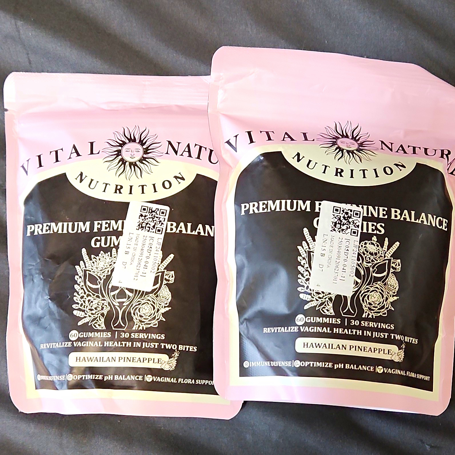 (2PK) Vital Nature Women’s Probiotic Gummies pH Balance Vegan 60 Pineapple (2PK) Vital Nature Women’s Probiotic Gummies pH Balance Vegan 60 Pineapple