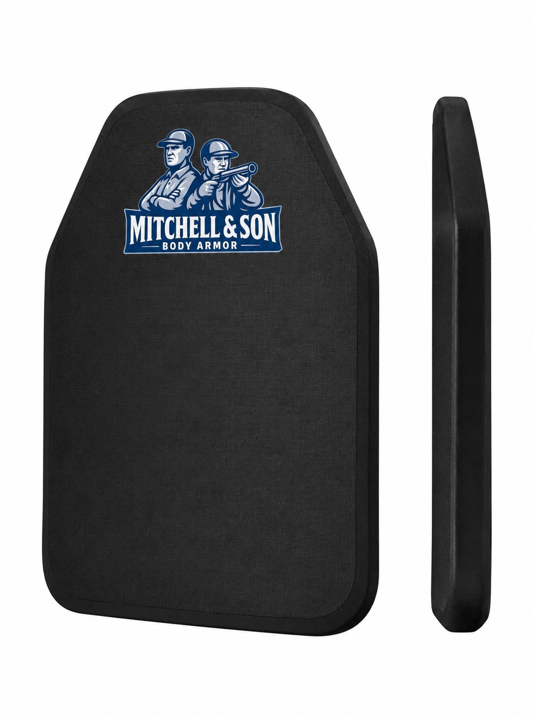 Bulletproof Body Armor Iron Republic™ PE Level RF2 11x14 Plate (1) Curved