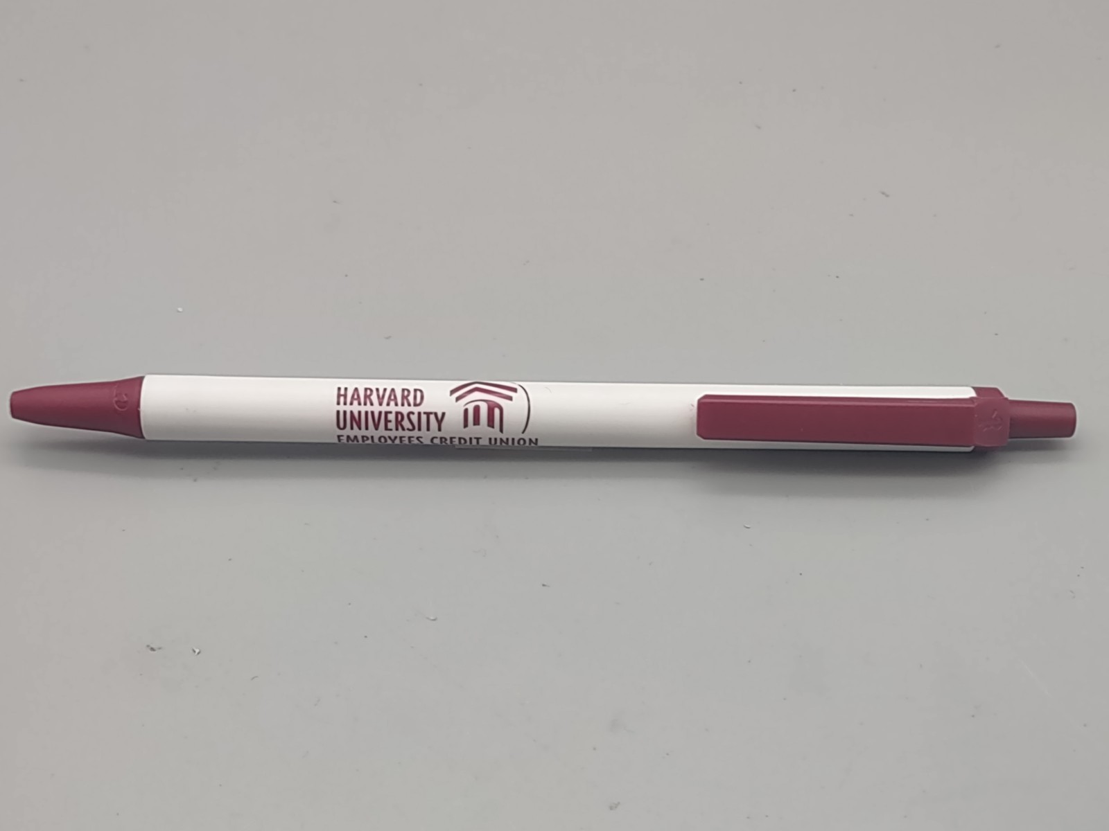 Harvard University Employee Credit Union Bic Pen. Black Ink.