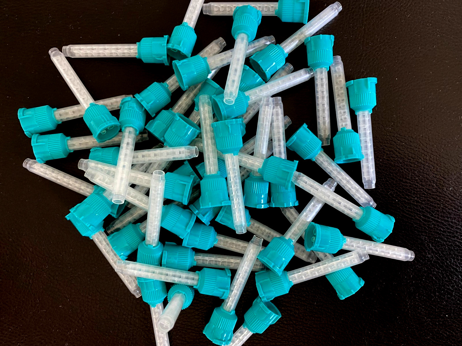 Dental HP Blue /TEAL  T-style Mixing Tips 6.5 mm Impression Heavy Body 48/PK