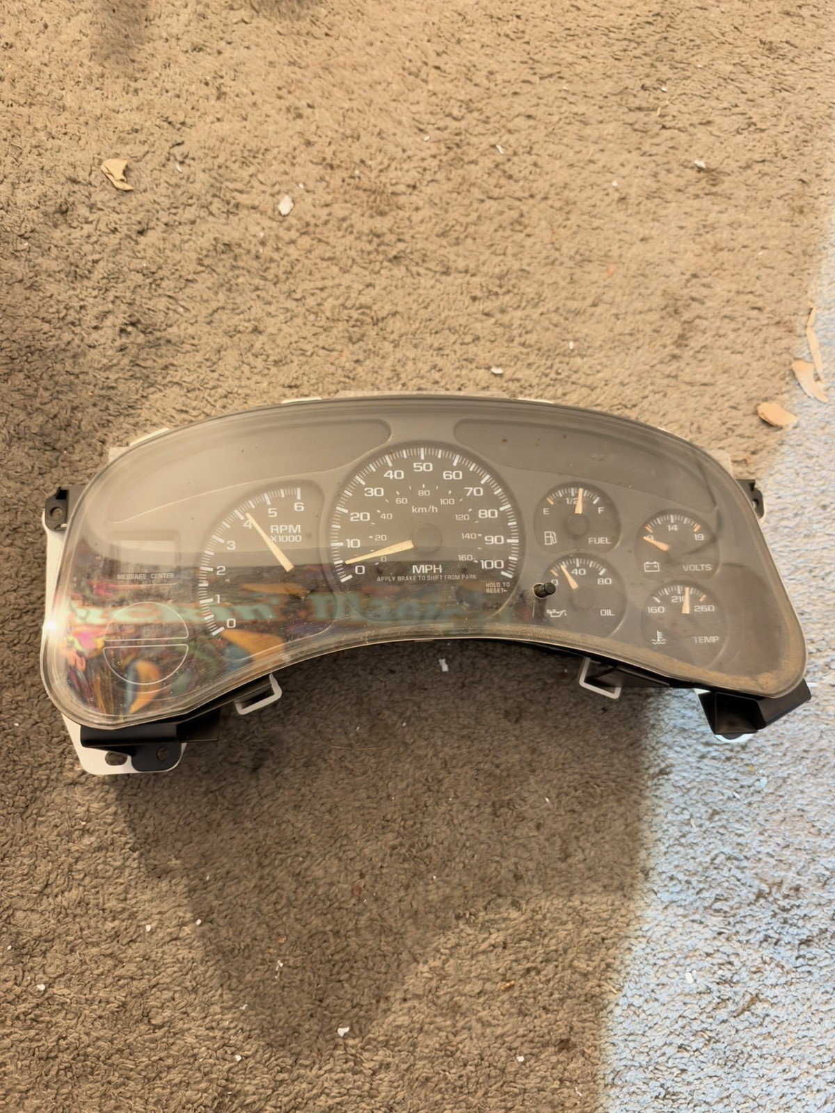 🔥99-02 GMC SIERRA  TAHOE DASH INSTRUMENT GAUGE CLUSTER SPEEDOMETER