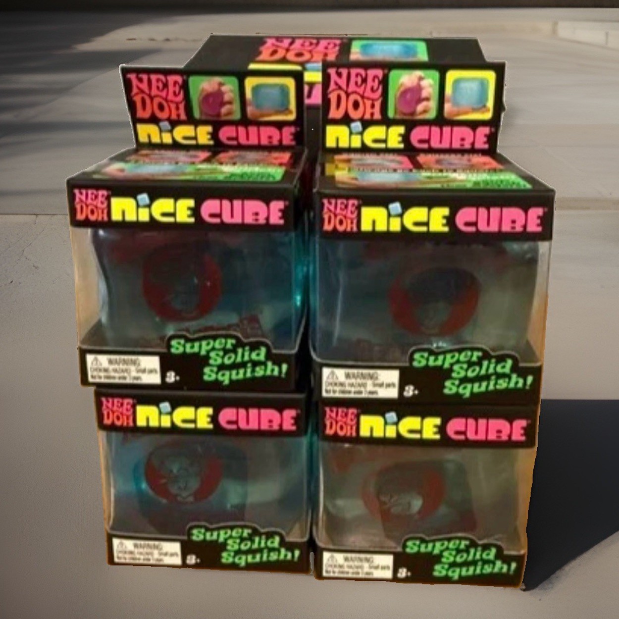 NeeDoh Nice Cube Gepetto\'s 50th Anniversary Collaboration Lot 4 Viral Authentic NeeDoh Nice Cube Gepetto\'s 50th Anniversary Collaboration Lot 4 Viral Authentic