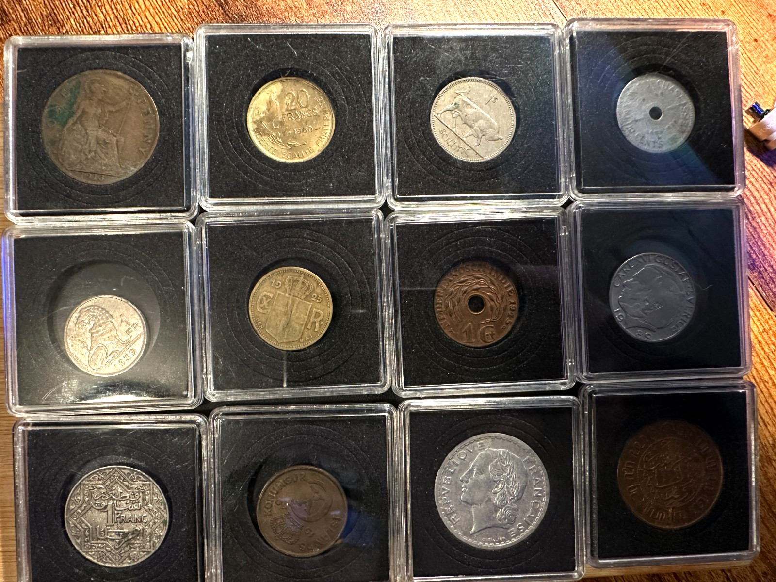 20pc Vintage World Foreign Coin Lot Ireland Canada China France Morocco Mixed 20pc Vintage World Foreign Coin Lot Ireland Canada China France Morocco Mixed