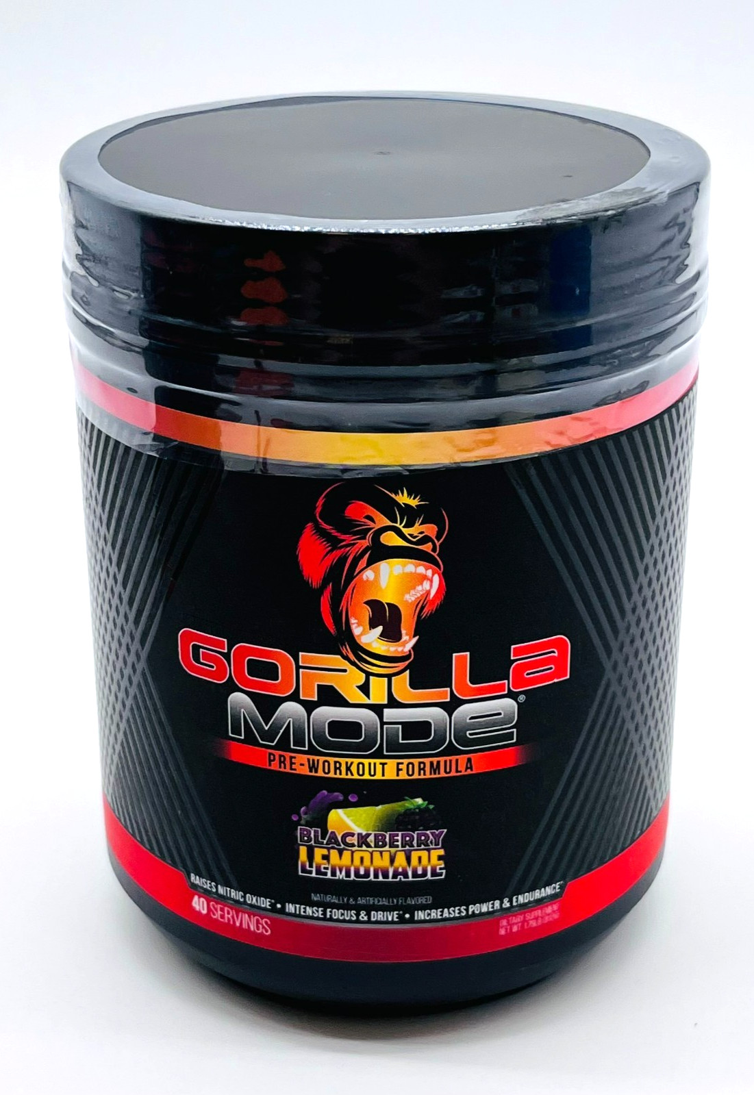 Gorilla Mind Gorilla Mode Pre-Work-Out Formula Blackberry Lemonade New Gorilla Mind Gorilla Mode Pre-Work-Out Formula Blackberry Lemonade New
