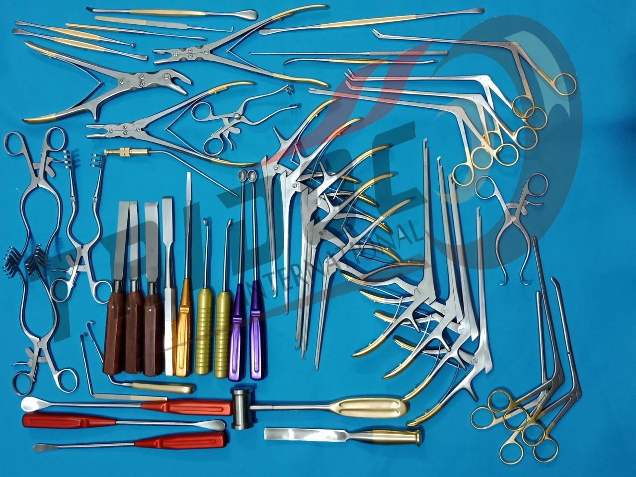Laminectomy Complete Instruments Full Set 47 Pcs Spine Orthopedic Instruments