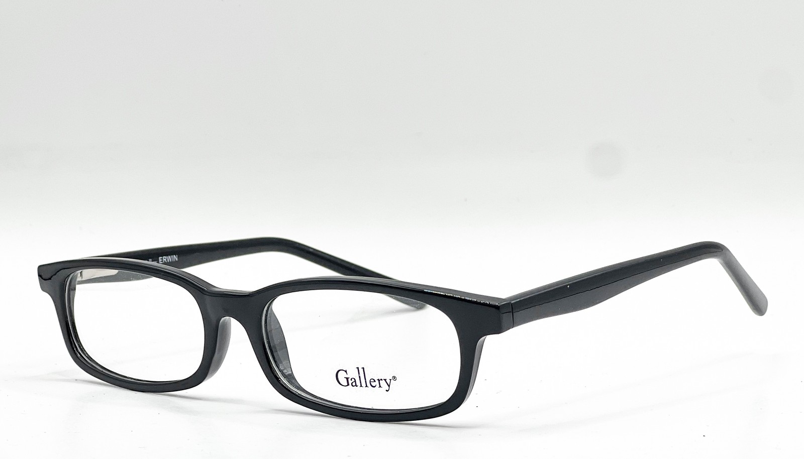 NEW GALLERY ERWIN BK BLACK AUTHENTIC EYEGLASSES 49-17