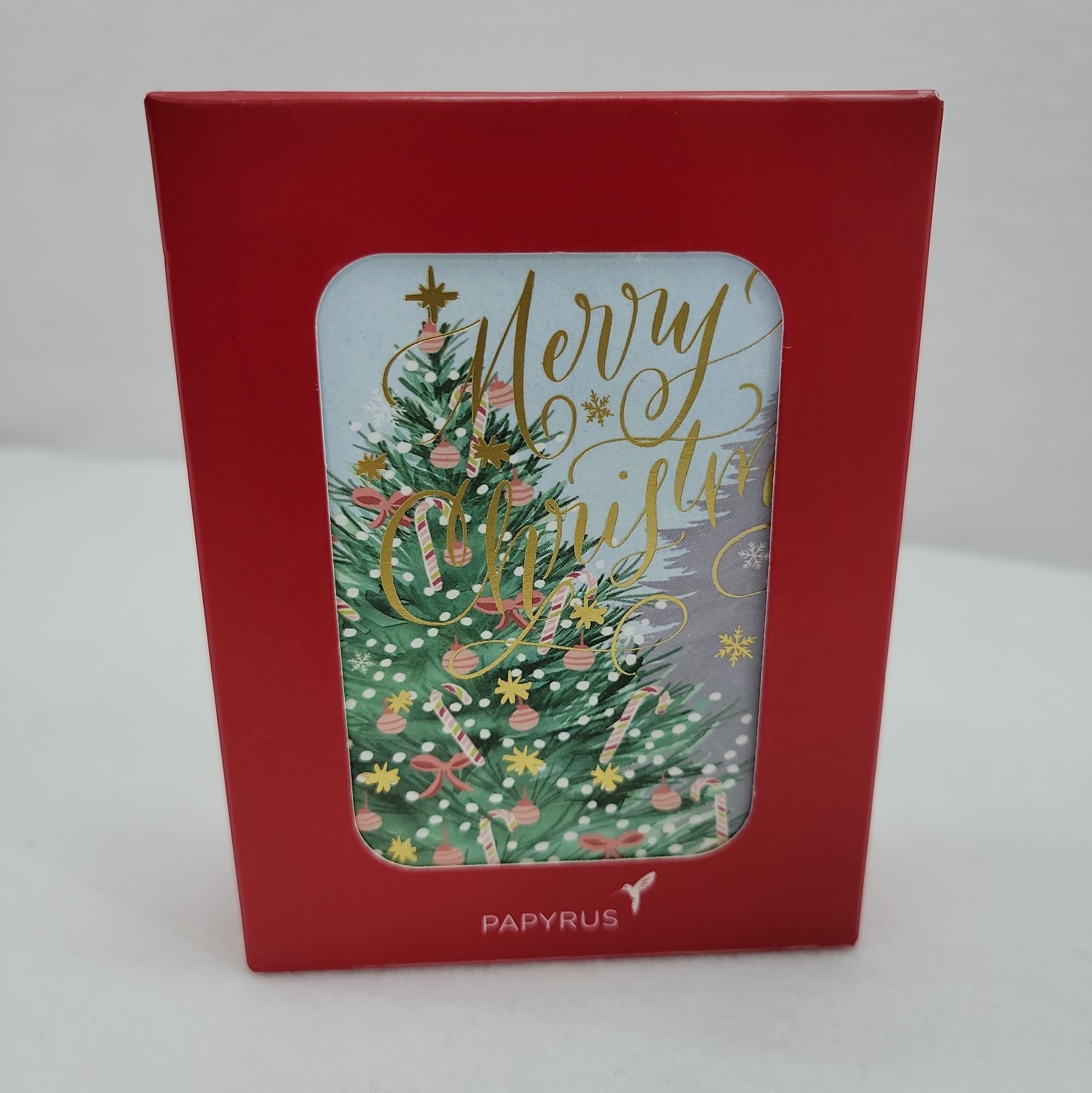 PAPYRUS Embossed Merry Christmas Candy Tree Cards Envelopes Gold Foil 20 Count PAPYRUS Embossed Merry Christmas Candy Tree Cards Envelopes Gold Foil 20 Count