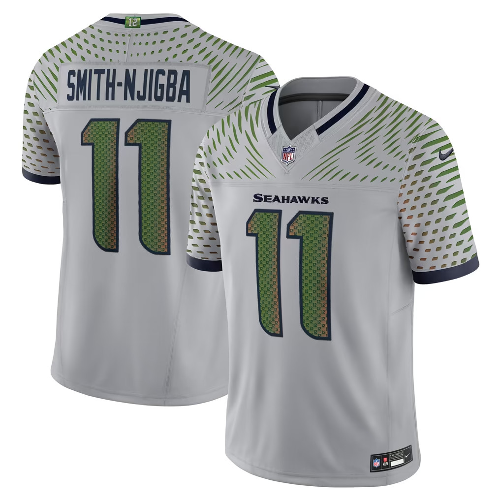 Nike Jaxon Smith-Njigba Seattle Seahawks Rivalries STITCHED Limited Jersey JSN